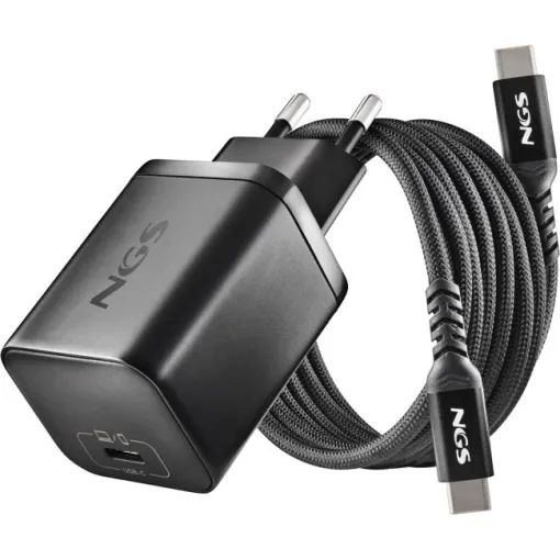 Pack cargador GAN USB-C 65W+cable 1,5m USB-C+5 clavijas portátil LENOVO, NGS