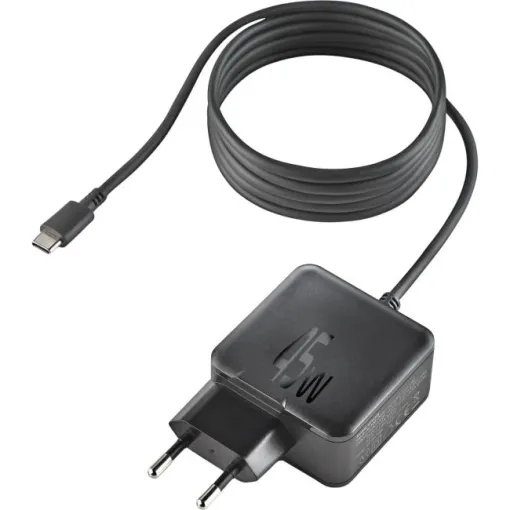 Cargador pared GAN c/salida USB-C 45W ideal portátiles, tabletas, smartphone NGS