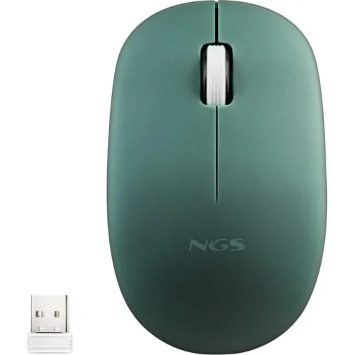 Ratón inalámbrico con teclas silenciosas verde FOGPRO NGS