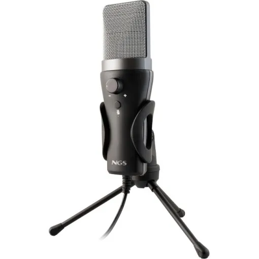 Micrófono USB con soporte de trípode. Ideal para PC o portátil MS120 NGS