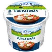 Queso fresco burratinas ASTURIANA, tarrina 200 g