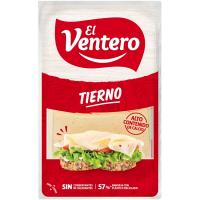 Queso tierno EL VENTERO, lonchas, bandeja 140 g Queso tierno EL VENTERO, lonchas, bandeja 140 g