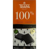 Chocolate negro 100% TRAPA COLLECTION, tableta 80 g Chocolate negro 100% TRAPA COLLECTION, tableta 80 g