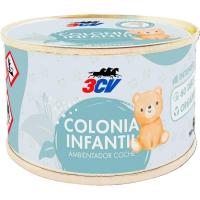 Ambientador orgánico en lata aroma colonia 3CV, 50 gr