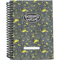 Agenda escolar, tamaño A5, semana vista, tapa polipropileno estampada OCEAN'S WAVE