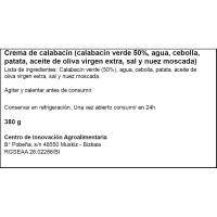 Crema de calabacín ITSASLUR, tarrina 380 ml