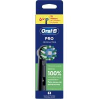 Recambio de cepillo dental Cross Action black ORAL-B, 6 uds