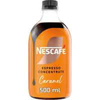 Café soluble espresso concent. caramelo NESCAFÉ, botella 500 ml