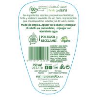 Champú suave piel sana INSTITUTO ESPAÑOL, bote 750 ml