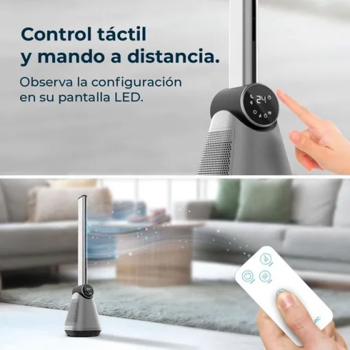 Ventilador torre sin aspas EnergySilence 9890 Skyline Dark CECOTEC