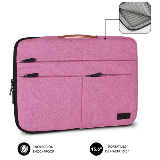 Funda para portátil Air Padding Sleeve 15,6"rosa, SUBBLIM
