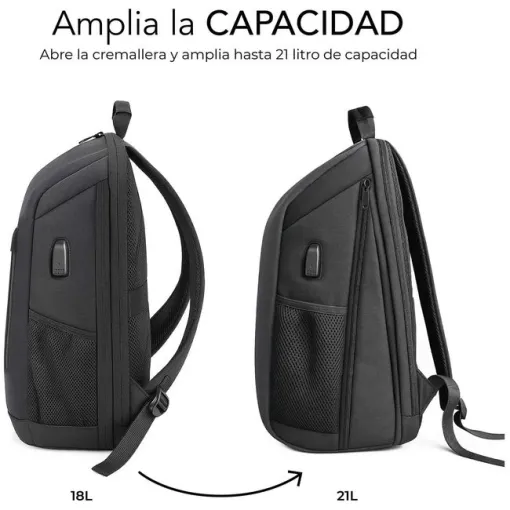 Mochila para portátil Nomad Xpand Air Padding Backpack 15,6" negro SUBBLIM