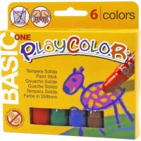 Témpera sólida Basic one PLAYCOLOR, 6 colores Témpera sólida Basic one PLAYCOLOR, 6 colores