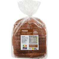 Hogaza 100% integral EROSKI, paquete 500 g