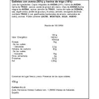 Galletas All My Avena CUÉTARA, bolsa 170 g