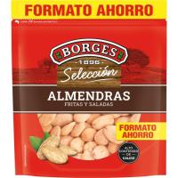 Almendras fritas y saladas BORGES SELECCIÓN, bolsa 250 g