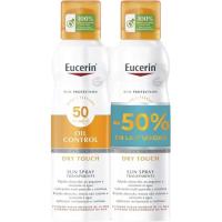 Protector solar SPF50+oil control 2ª-50% EUCERIN, pack 2x200 ml