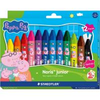 Estuche de cartón ceras edición diseño Peppa Pig STAEDTLER, 12 colores+espátula