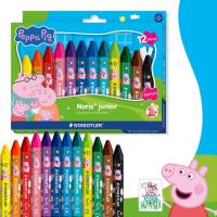Estuche de cartón ceras edición diseño Peppa Pig STAEDTLER, 12 colores+espátula