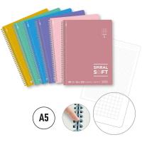 Cuaderno Microperforado A5, Cuadricula 5x5, Tapa Blanda, 80 hojas 80g ¿Cuál te llegará? SENFORT