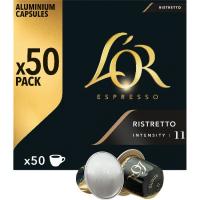 Café ristretto compatible Nespresso L'OR, caja 50 uds