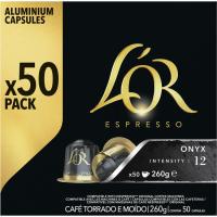 Café Onyx compatible con Nespresso L'OR, caja 50 uds Café Onyx compatible con Nespresso L'OR, caja 50 uds