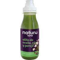 Aderezo de aceite, perejil y ajo NATURE, botella 250 ml Aderezo de aceite, perejil y ajo NATURE, botella 250 ml
