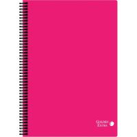 Cuaderno A4, Cuadricula 4x4, Tapa Plástico, 80 hojas 90g GOLDEN, pack 5 uds