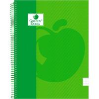 Cuaderno Microperforado A5, Cuadricula 5x5, Tapa Extradura 80 hojas 90g ¿Cuál te llegará? GOLDEN