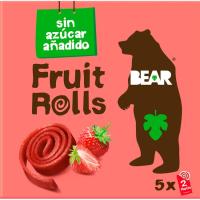 Rollitos de fruta-fresa BEAR, pack 5x20 g