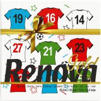 Servilletas Gold Mundial Camisetas RENOVA, paquete 20 uds