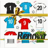 Servilletas Gold Mundial Camisetas RENOVA, paquete 20 uds