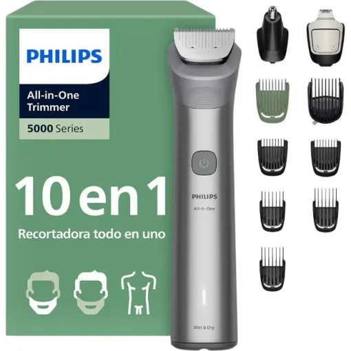 Multibarbero 10 en 1, color gris, Serie 500 PHILIPS Multibarbero 10 en 1, color gris, Serie 500 PHILIPS