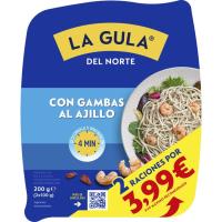 Gulas con gambas al ajillo LA GULA DEL NORTE, bandeja 200 g Gulas con gambas al ajillo LA GULA DEL NORTE, bandeja 200 g