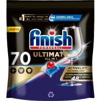 Lavavajillas máquina FINISH ULTIMATE, bolsa 70 dosis