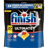 Lavavajillas máquina limón FINISH ULTIMATE, bolsa 27 dosis Lavavajillas máquina limón FINISH ULTIMATE, bolsa 27 dosis