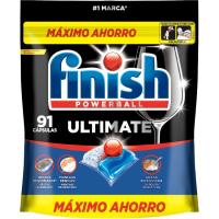 Lavavajillas máquina FINISH ULTIMATE, bolsa 91 dosis Lavavajillas máquina FINISH ULTIMATE, bolsa 91 dosis