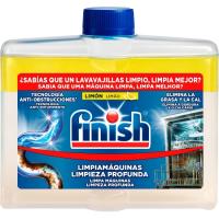 Limpia lavavajillas limón FINISH, bote 250 ml
