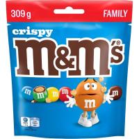 Grageas de arroz crujiente M&MS, bolsa 309 g Grageas de arroz crujiente M&MS, bolsa 309 g