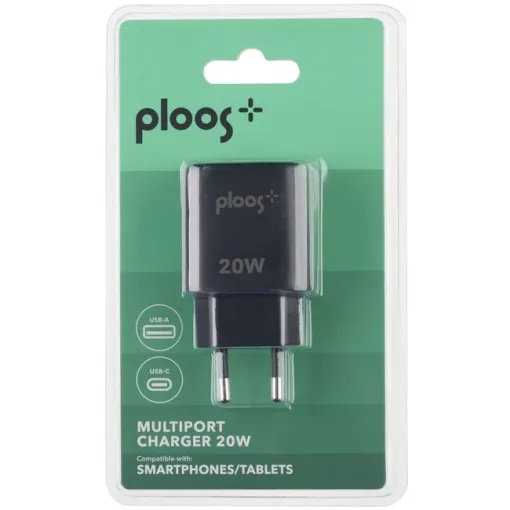 Cargador 20w UsbA-Usb C PLOSS Cargador 20w UsbA-Usb C PLOSS