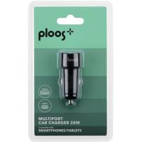 Cargador coche 20W Usb A-Usb C PLOOS Cargador coche 20W Usb A-Usb C PLOOS