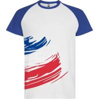 Camiseta técnica de adulto Francia, talla M Camiseta técnica de adulto Francia, talla M