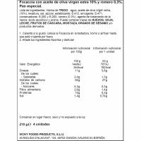 Focaccia DULCESOL, 4 uds, paquete 210 g