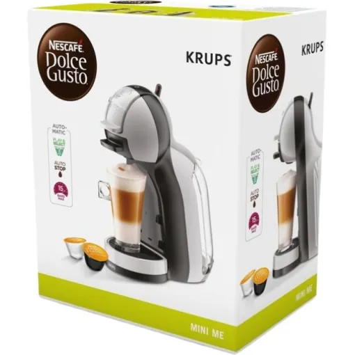 Cafetera cápsulas, KP123BSB Mini Me gris KRUPS