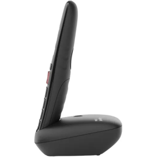 Teléfono inalámbrico negro, teclas grandes, E290 GIGASET