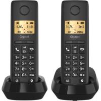 Teléfono inalámbrico Duo Negro, Basic 100 Duo Black GIGATEC