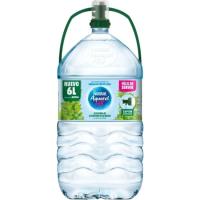 Agua mineral natural AQUAREL, garrafa grifo 6 litros