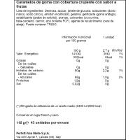 Caramelos goma crujiente mads fruit CHUPA CHUPS, bolsa 115 g