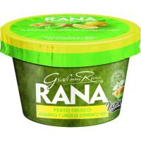Salsa pesto, albahaca-limón de sorrento IGP RANA, tarrina 130 g Salsa pesto, albahaca-limón de sorrento IGP RANA, tarrina 130 g