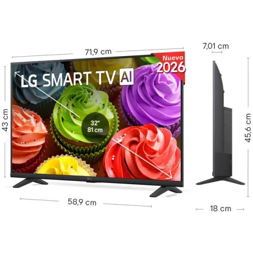 Tv Led FHD, 32" Smart 32LB650B6A LG
